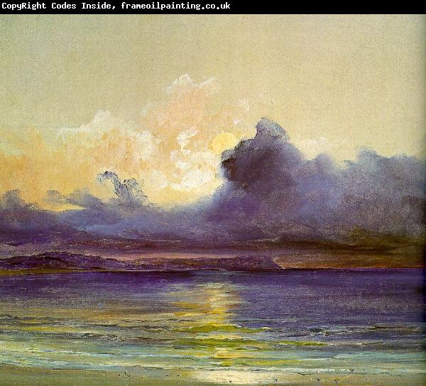 Charles Blechen Sunset at Sea